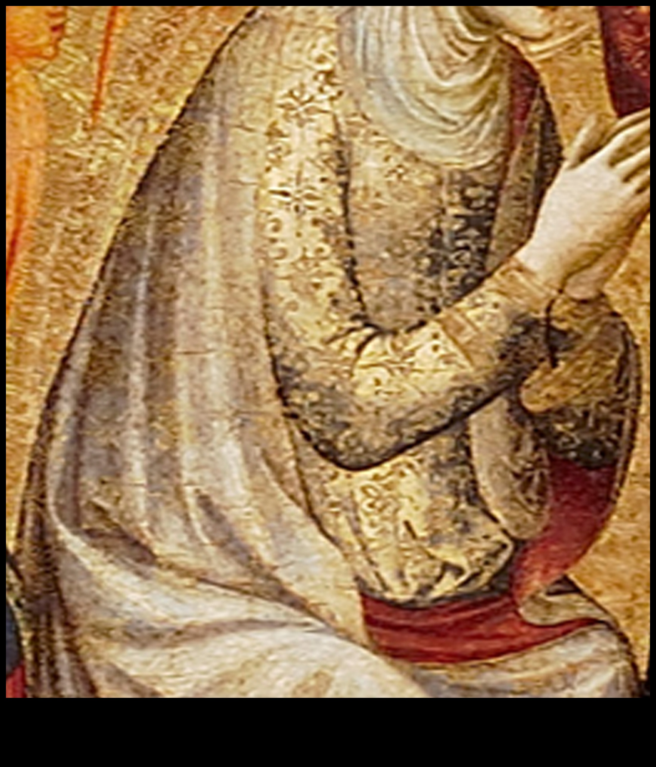 الومضات الذهبية: الأهمية الرمزية لأوراق الذهب في فن العصور الوسطى