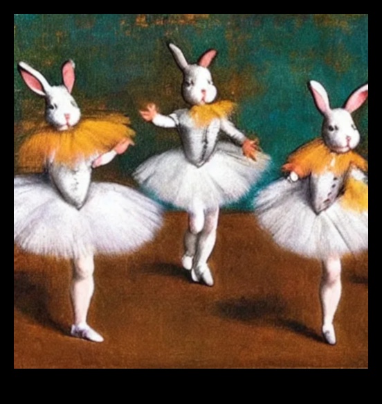 باليه الأرنب: حركات رشيقة للأرانب النشطة
