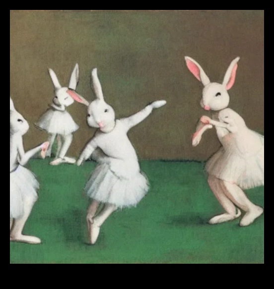 باليه الأرنب: حركات رشيقة للأرانب النشطة