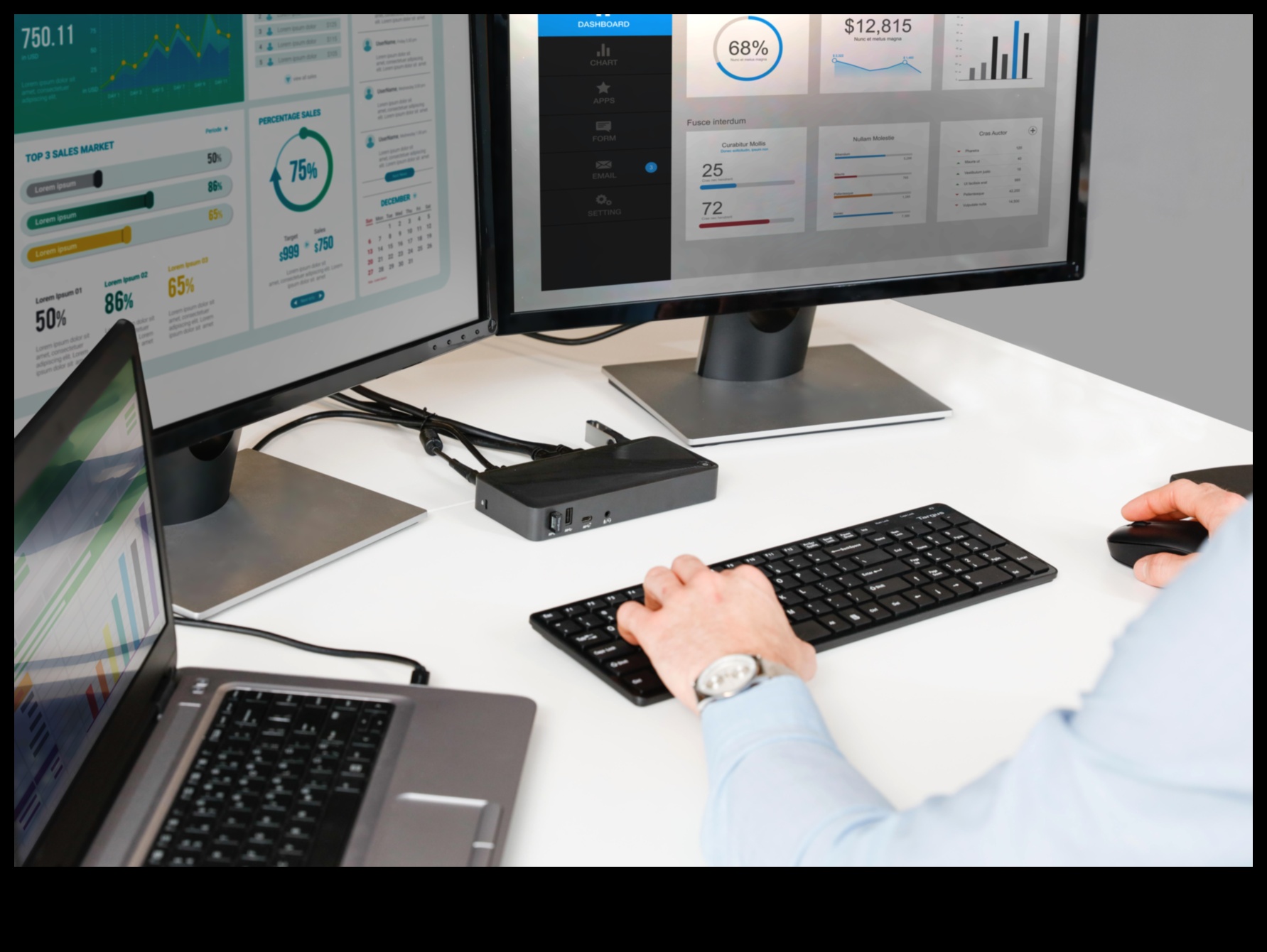 هيمنة الإرساء على سطح المكتب: ملحقات لاتصال سلس بالكمبيوتر المحمول