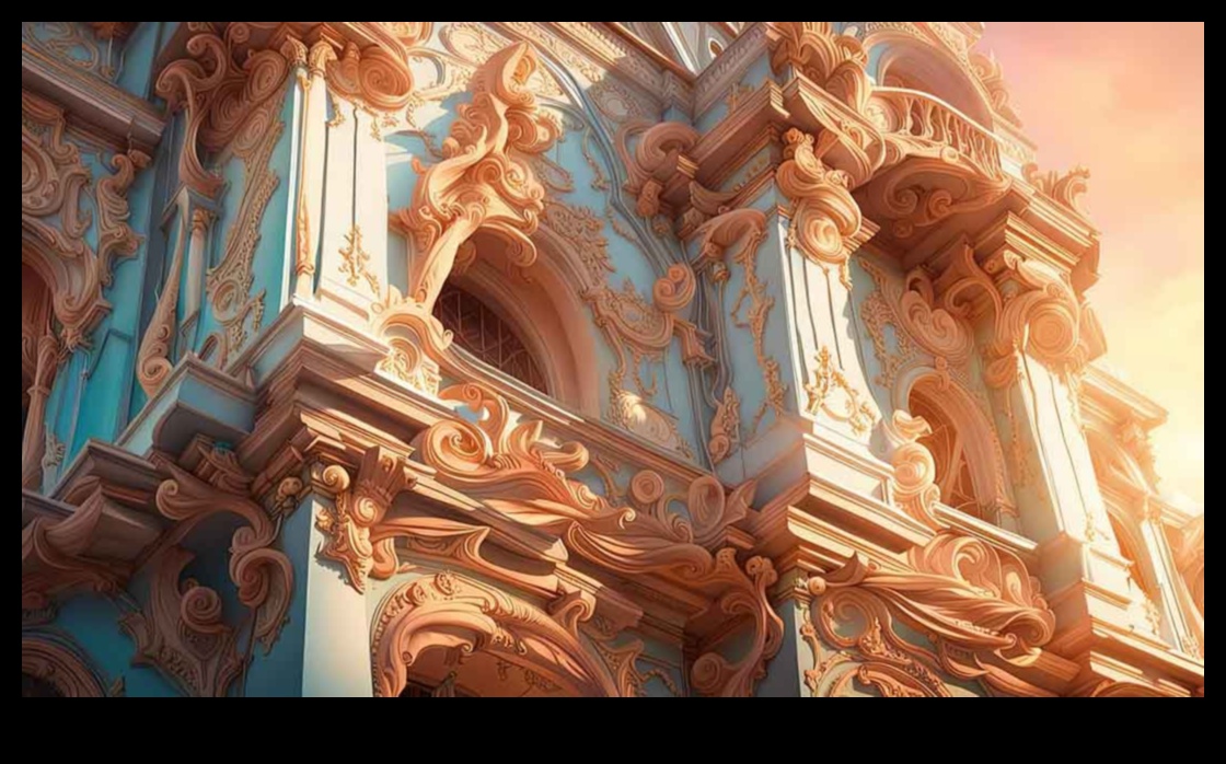 الروكوكو روكايل: زخرفة على شكل صدفة حددت عصرًا 2 روكوكو روكايل: زخارف شل في الزخارف الفنية