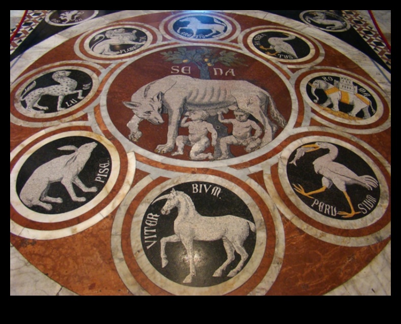 فسيفساء العصور الوسطى: روائع في ديكور الأرضيات القوطية