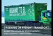 الشحنات الصديقة للبيئة: المبادرات الخضراء في النقل التجاري
